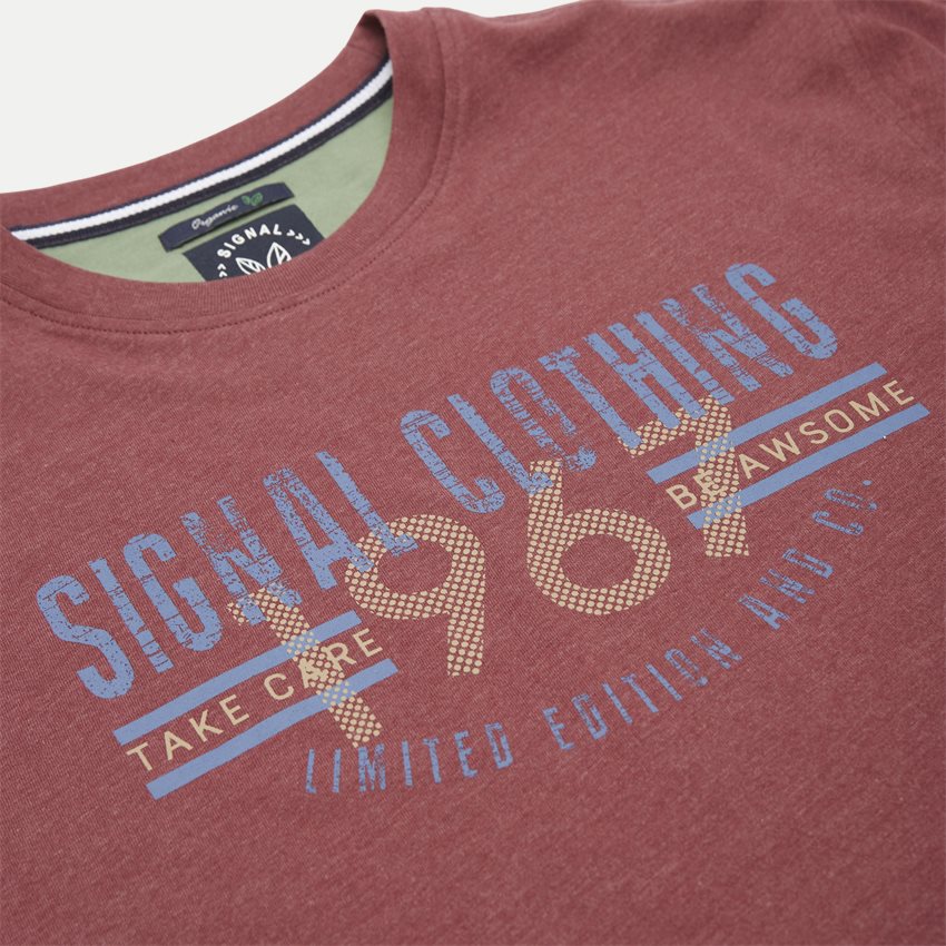 Signal T-shirts LABAN LOGO WINE MEL